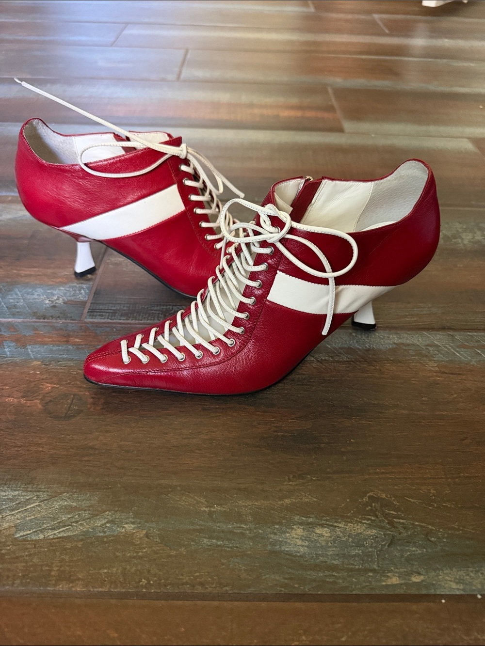 Michelle K similar to Melissa Lace-Up Sneaker Heel Women's Shoes Size 7.5